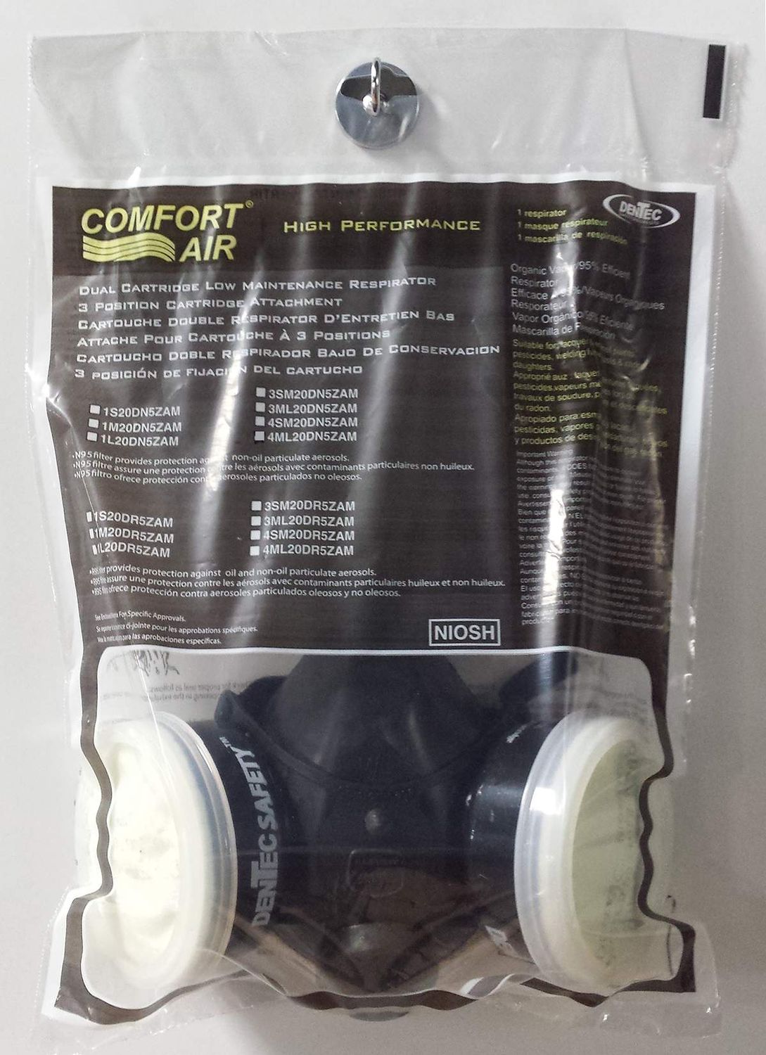 Comfort-Air 400 Low Maintenance Half Mask with OV/N95 Complete - Elastomeric - Display Bag 15R4SM20…