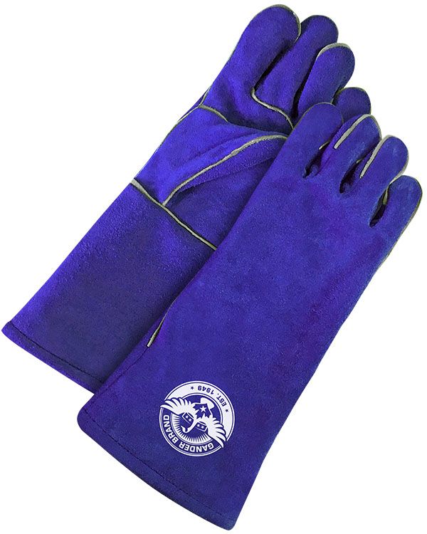 Welding Glove Split Leather Blue CarbonX Lining 60-1-7000 Bob Dale Gloves