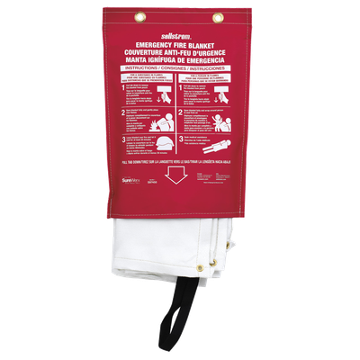 100% Fibreglass High-Temp Emergency Fire Blanket S97450   Safety Supplies Canada