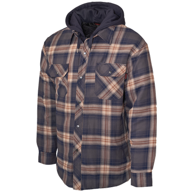 Quilt-Lined Hooded Flannel Jac-Shirt WS06 Tough Duck/Work King