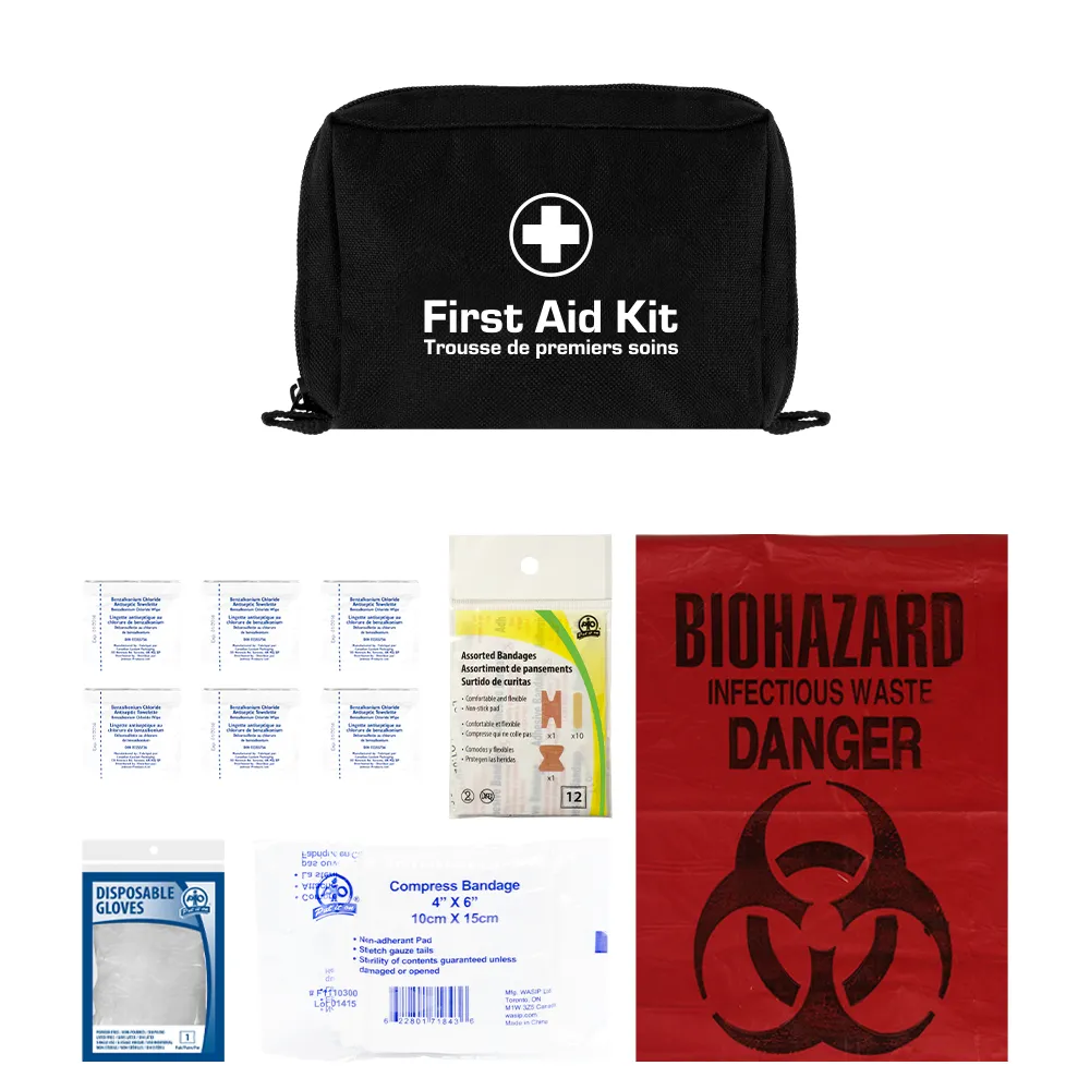 British Columbia Personal First Aid Kit - Soft Pack with Belt Loop | WASIP F92PN100 WASIP