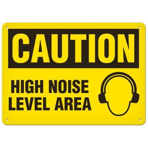 OSHA Safety Sign | Caution High Noise  | INCOM SS2020 INCOM