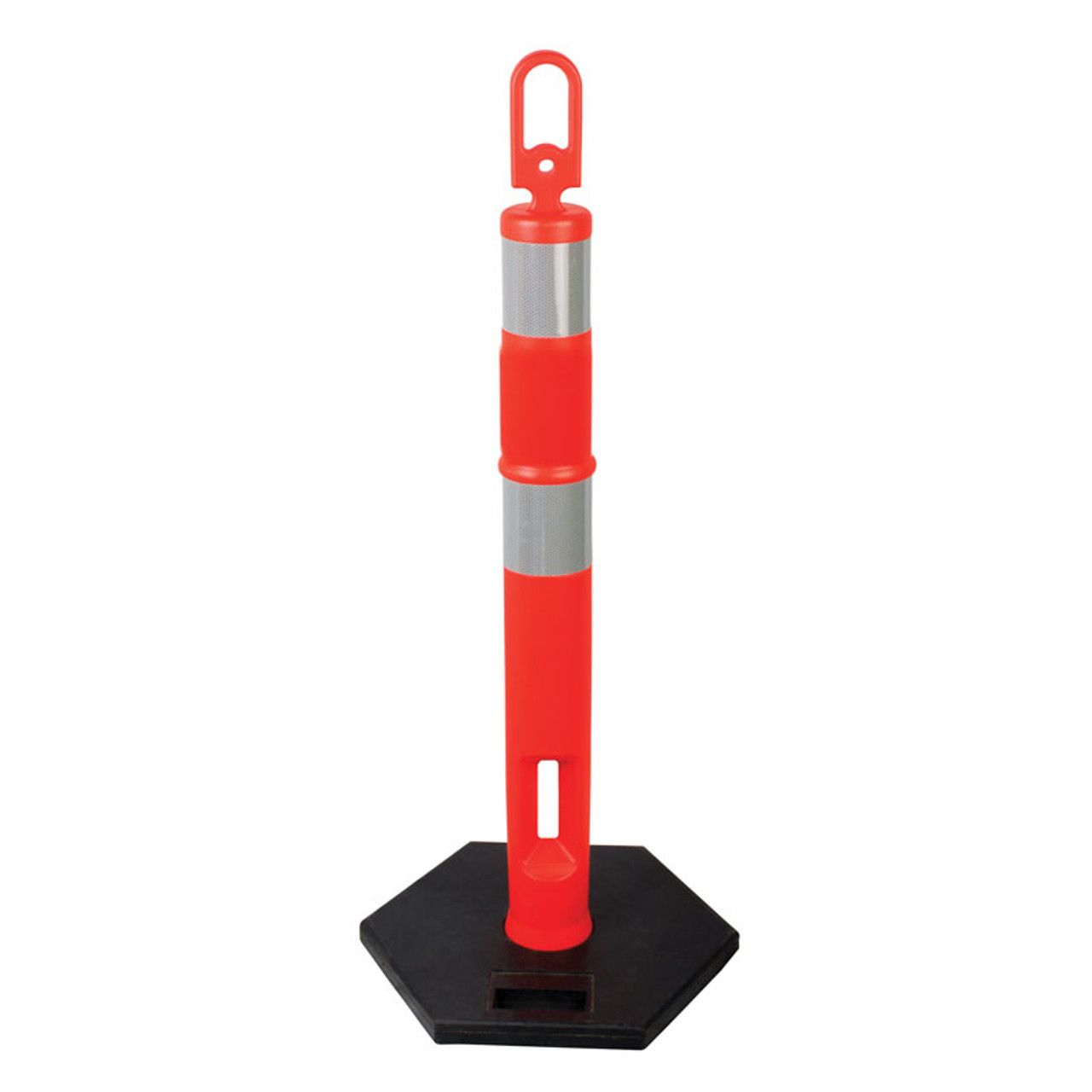 Complete Delineator Loop Top Post + Octagon Base Combo (Pack of10) | Diamond TS1048LT + TS1013OG Di…