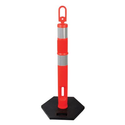 Complete Delineator Loop Top Post + Octagon Base Combo (Pack of10) | Diamond TS1048LT + TS1013OG Di…