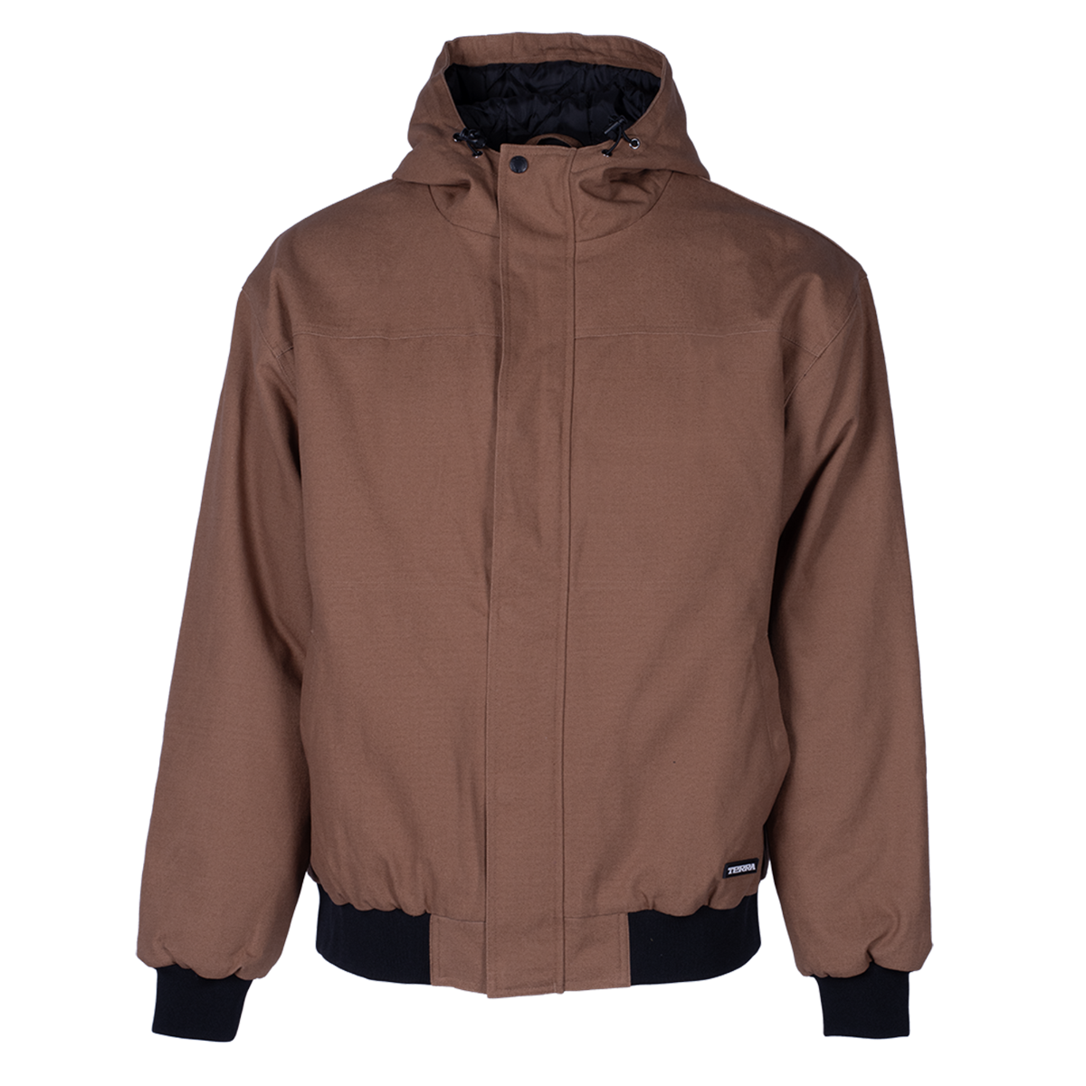 Terra Forth Canvas Bomber Jacket - Brown 100335BR Groupe BBH