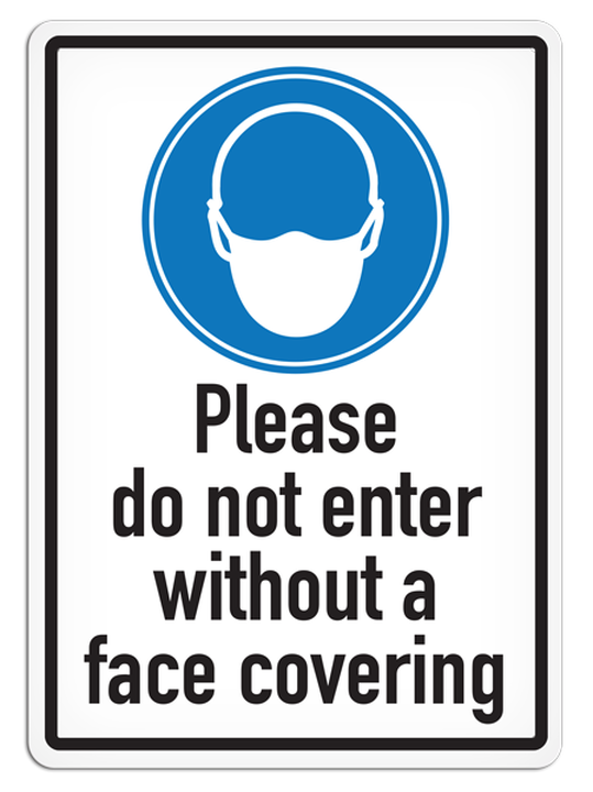 Please Do Not Enter. (14" x 10") Vinyl | INCOM SS5094V INCOM