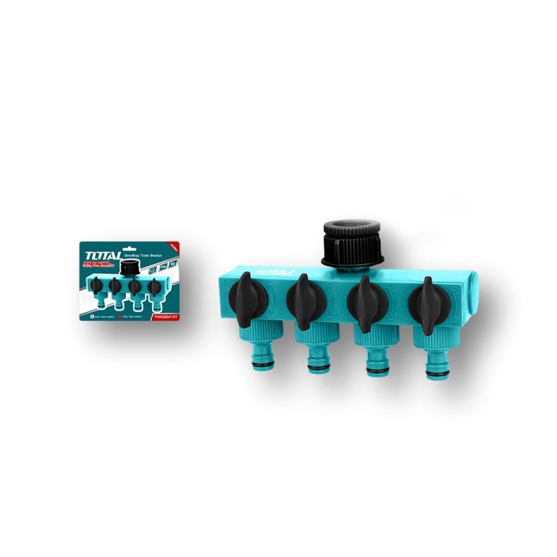 4-Way Plastic Hose Connector THHC604101 Total Tools Canada