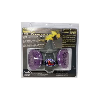 Comfort-Air 300 Thermoplastic Rubber Half Mask with High Efficiency P100 Complete - Clamshell 15R3S…