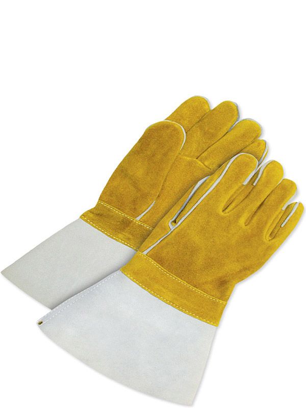 Welding Glove Split Leather Gauntlet Fully Lined Slim Fit 63-9-888W Bob Dale Gloves