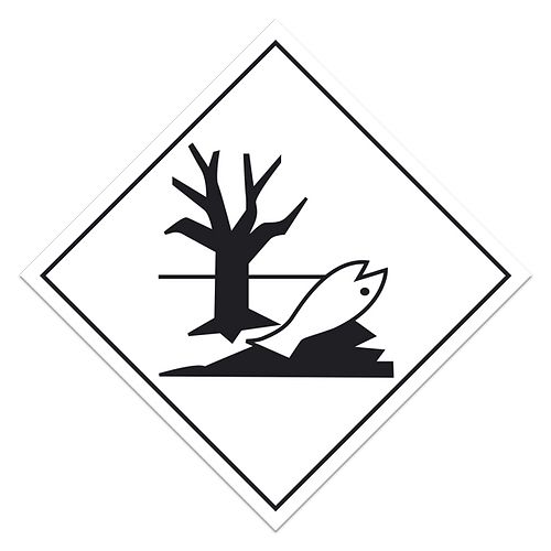 Marine Pollutant Placard (Pack of 100 pcs) TT166 INCOM