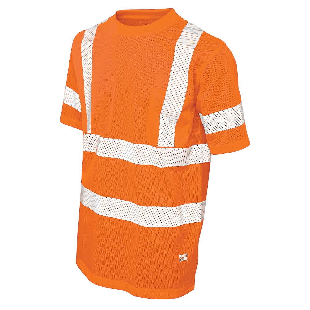 Micro Mesh Short-Sleeve Safety T-Shirt with Pocket ST07 Tough Duck/Work King