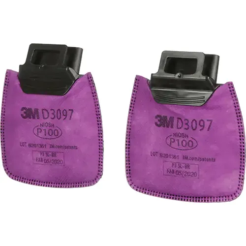 Secure Click Particulate Filter with Nuisance Vapour Relief P100 (D3097) D3097 3M