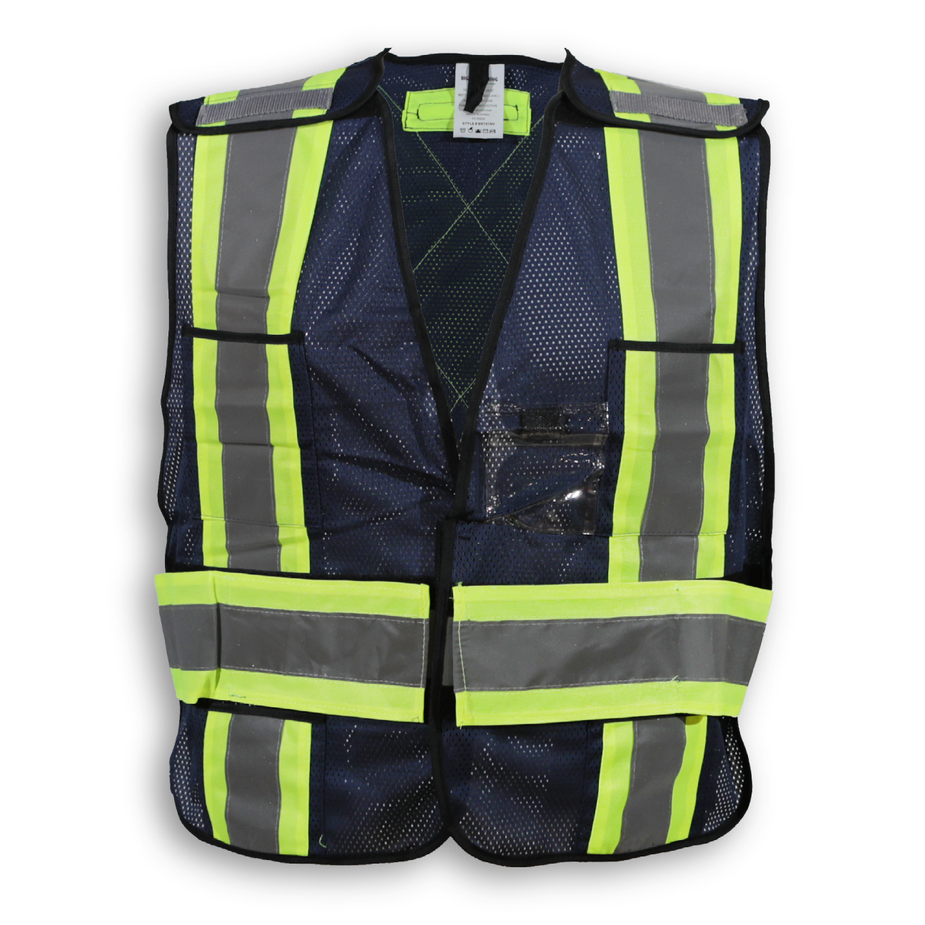 Big K 100% Polyester Soft Mesh Safety Vest BK101 Big K Clothing