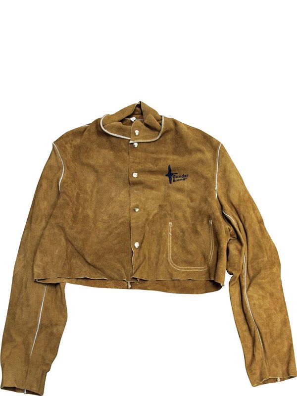 Welding Jacket Half Jacket Split Cowhide H.D. Brown