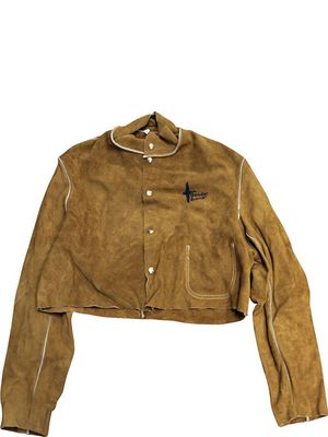 Welding Jacket Half Jacket Split Cowhide H.D. Brown