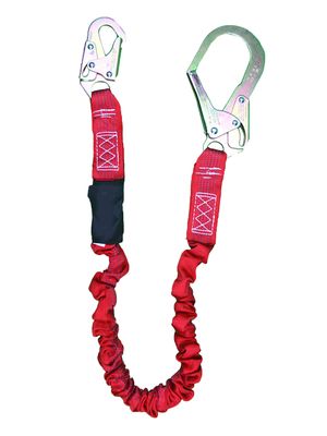 6 Ft Iea Single Leg Internal Energy Absorber Lanyard W/2-1/4 Hooks 132/255 Lbs