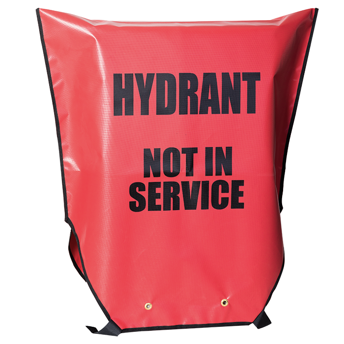 Heavy Duty Red Fire Hydrant Out of Service Covers EHDHYDRANT RS Steel