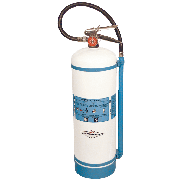 Amerex Water Mist Extinguisher - 2.5 gal. with Wall Hanger B272XN RS Steel
