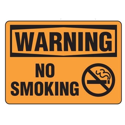 OSHA Safety Sign | Warning No Smoking  | INCOM SS3008V, SS3008A, SS3008P, SC3008V, SC3008A, SC3008P…