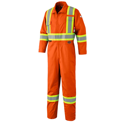 FR-Tech Flame Resistant 7 oz Hi-Viz Safety Coverall | Pioneer 7702/7702T Pioneer