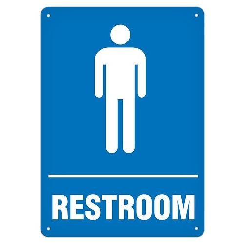 OSHA Safety Sign | Mens Restroom  | INCOM SS5060V, SS5060A, SS5060P, SC5060V, SC5060A, SC5060P, SA5…