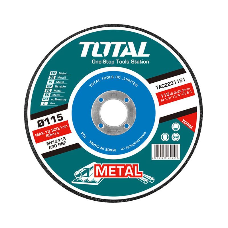 P40 Zirconium Flap Disc For Stainless TAC641151/TAC641251 Total Tools Canada