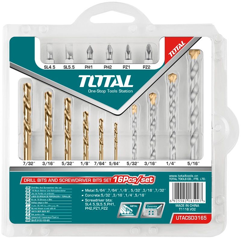 Drill Bits And Screwdriver Bits Set
