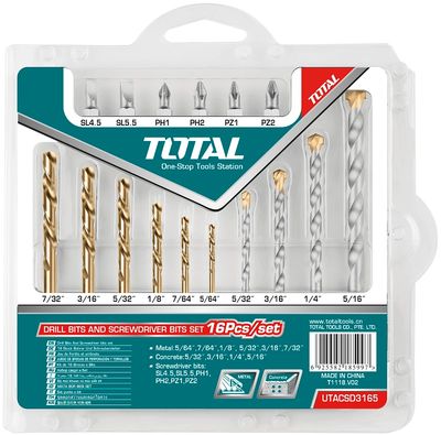Drill Bits And Screwdriver Bits Set UTACSD3165 Total Tools Canada