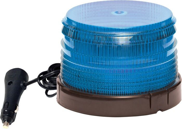 Blue Low Profile Fleet + LED Beacon Magnetic Mount - Lens: Blue 23822 SWS