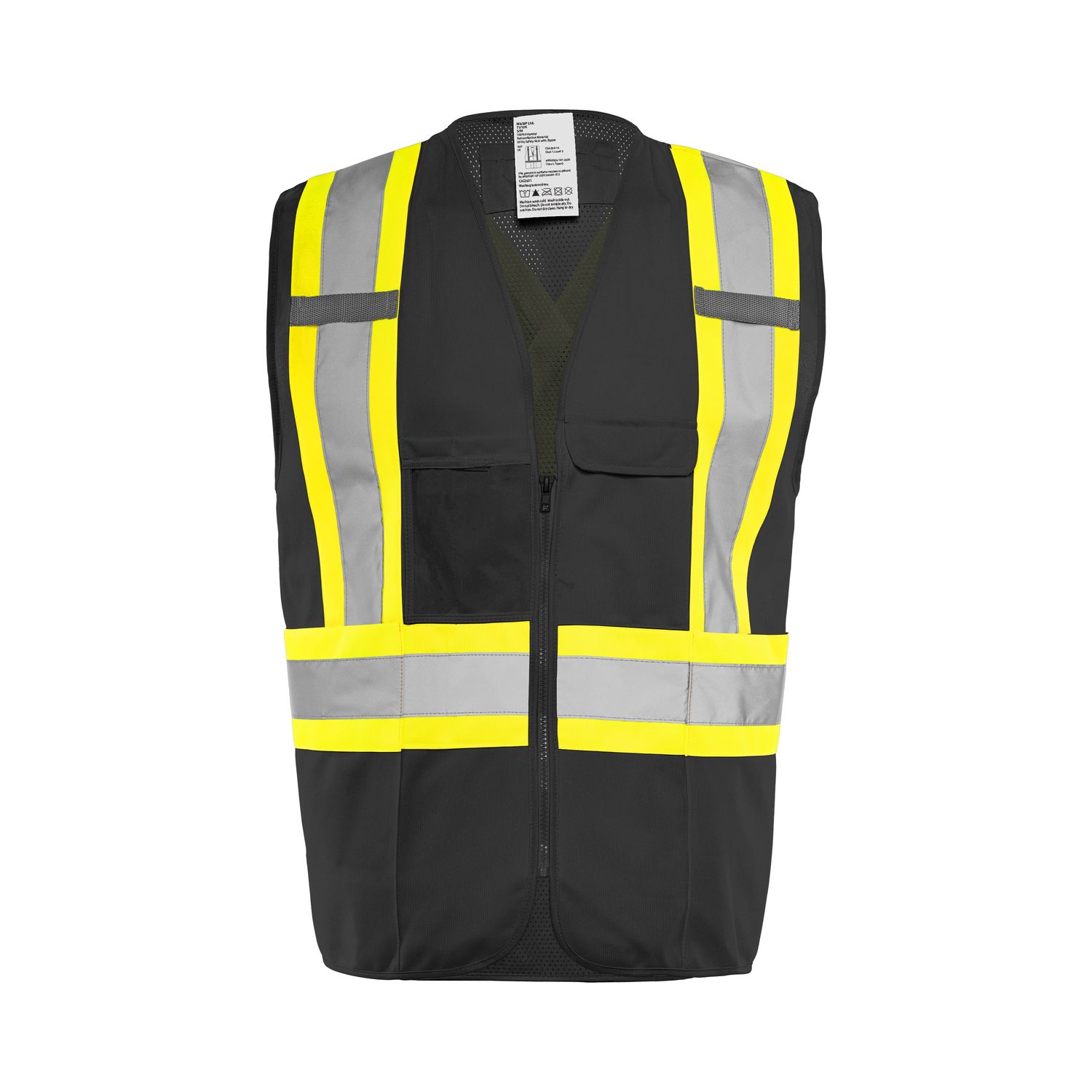 Traffic Vest with Zipper | Ground Force TV10 Ground Force