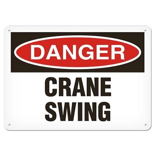OSHA Safety Sign | Danger Crane Swing  | INCOM SS1103 INCOM