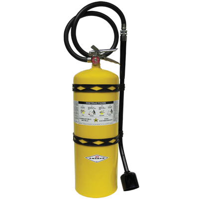 30 lb. Amerex Class D Extinguishers (Salt) with Wall Hanger and Metal Fires B570X RS Steel
