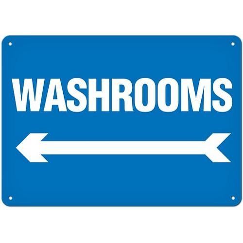 OSHA Safety Sign | Washroom <-------  | INCOM SS5055 INCOM
