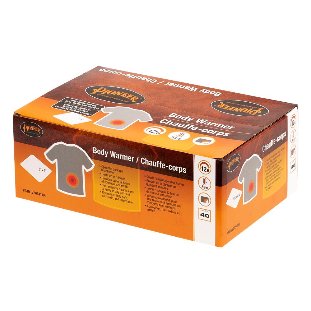 Body Warmer - Air Activated - 12 Hr. - 40 Pk