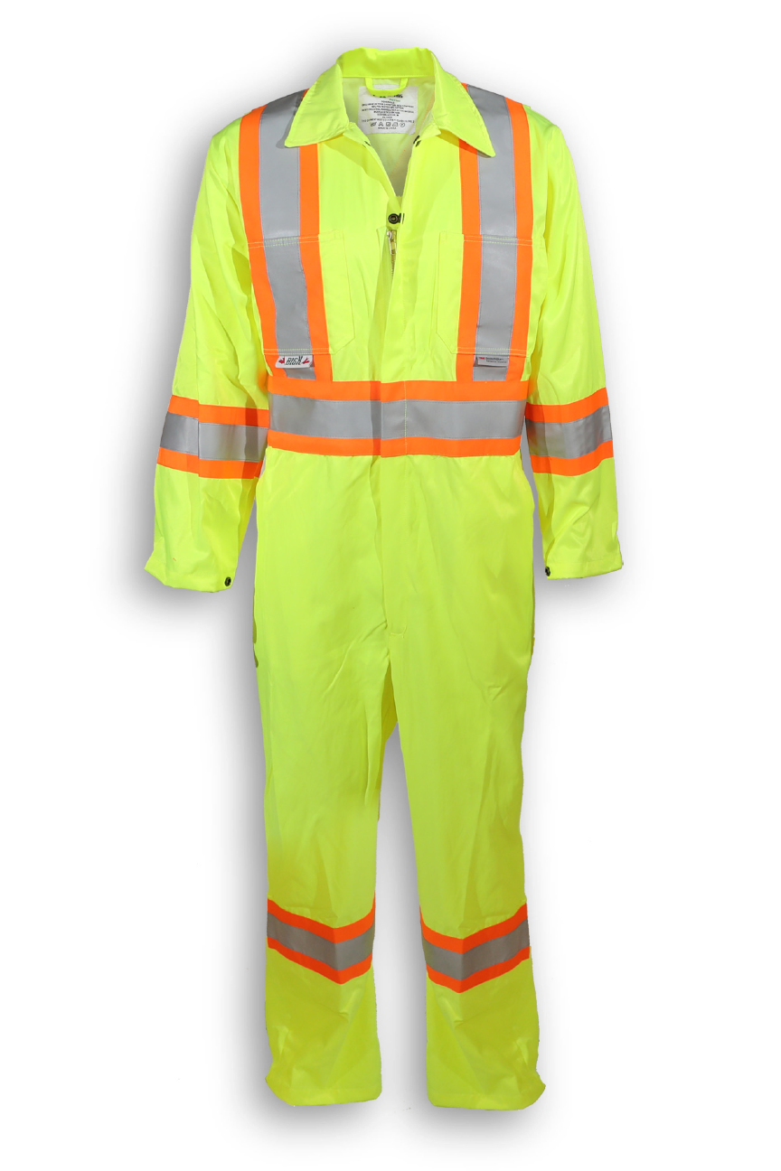 Hi Vis Traffic Safety Coverall | Big K Clothing BK1401 Big K Clothing