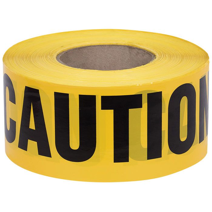 "Caution" Warning Barricade Tape | 1,000 Ft | Pioneer 387 Pioneer