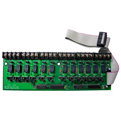 Mircom FR-320 Six Relay Circuit Adder Module RM306 RS Steel