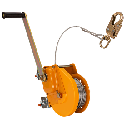 Confined Space Kit - Replacement 65' Man Winch with 3/16" (5 MM) Cable and Swivel Hook MW-13401-65 …
