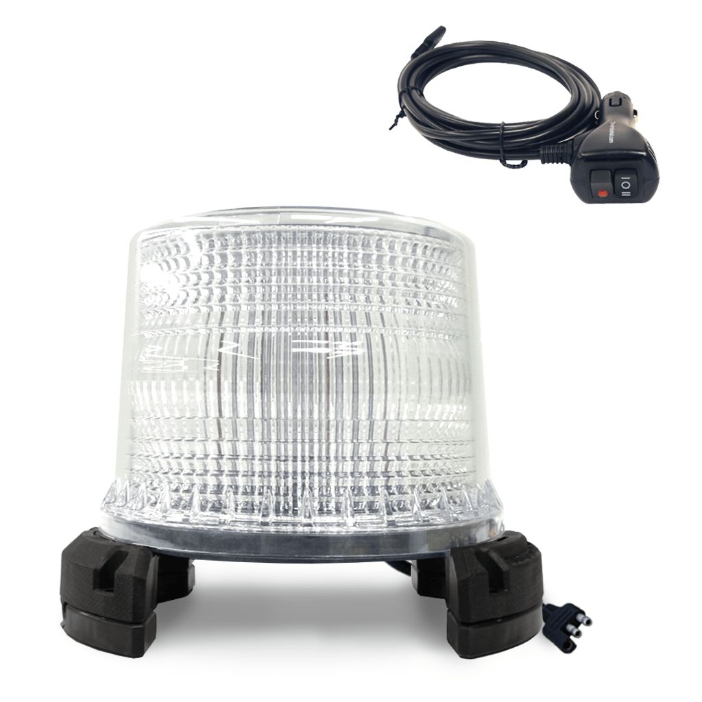 Helios X-MOD Short Profile Green and White LED Beacon (Magnetic Base) HE-XB-SMC-GW driver industria…