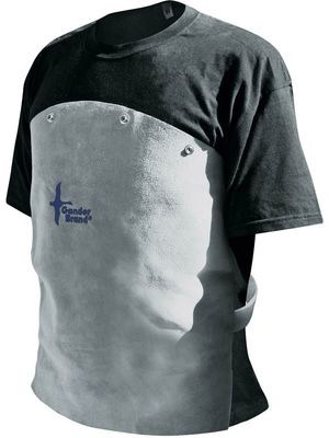 Welding Cape Sleeve Detachable Bib Split Leather Pearl Grey (Sold per EACH) 63-1-72P Bob Dale Gloves