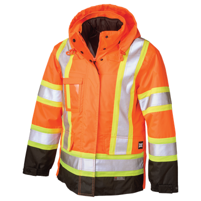 Women's Poly Oxford 5-In-1 Safety Jacket SJ46 Tough Duck/Work King