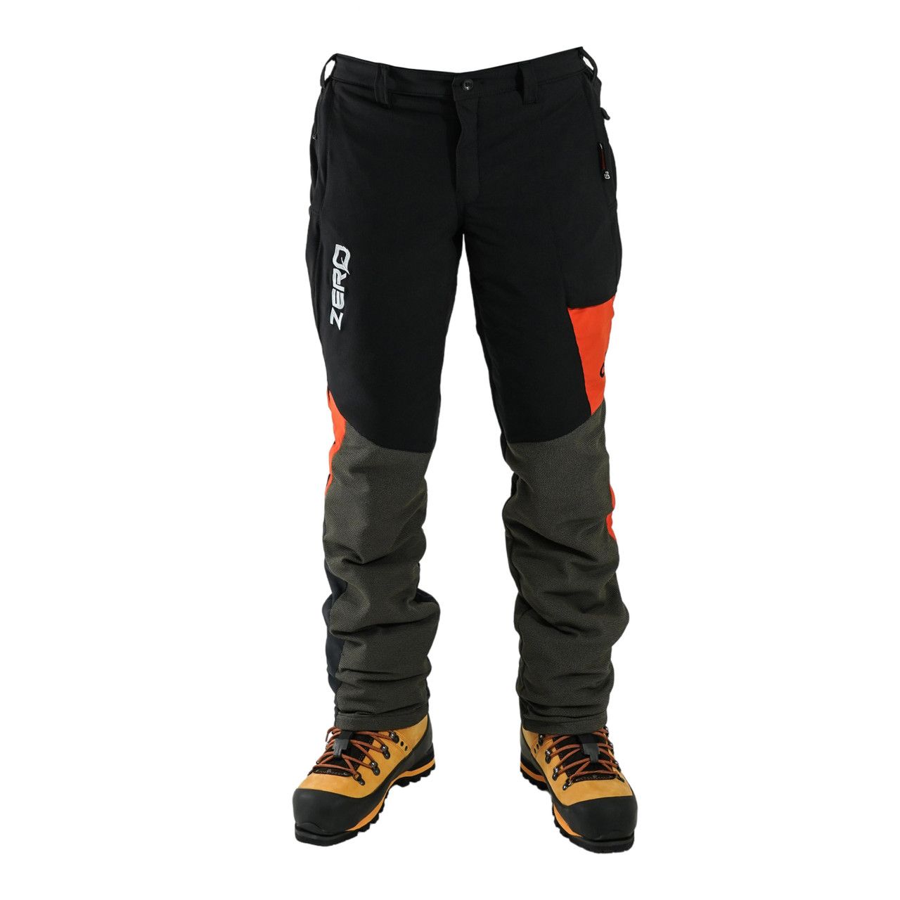 Clogger Zero Gen2 Light and Cool Men's Chainsaw Pants- Black-Red