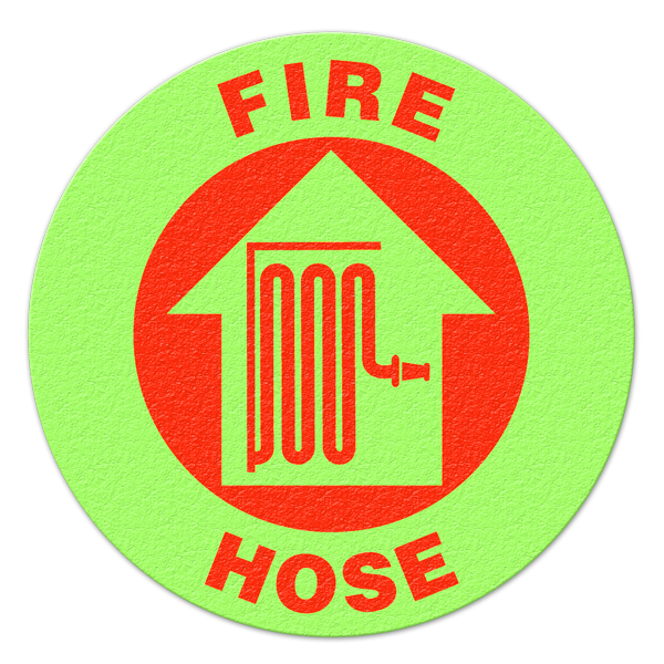FIRE HOSE (Glow) - Floor Sign FS1012GL INCOM
