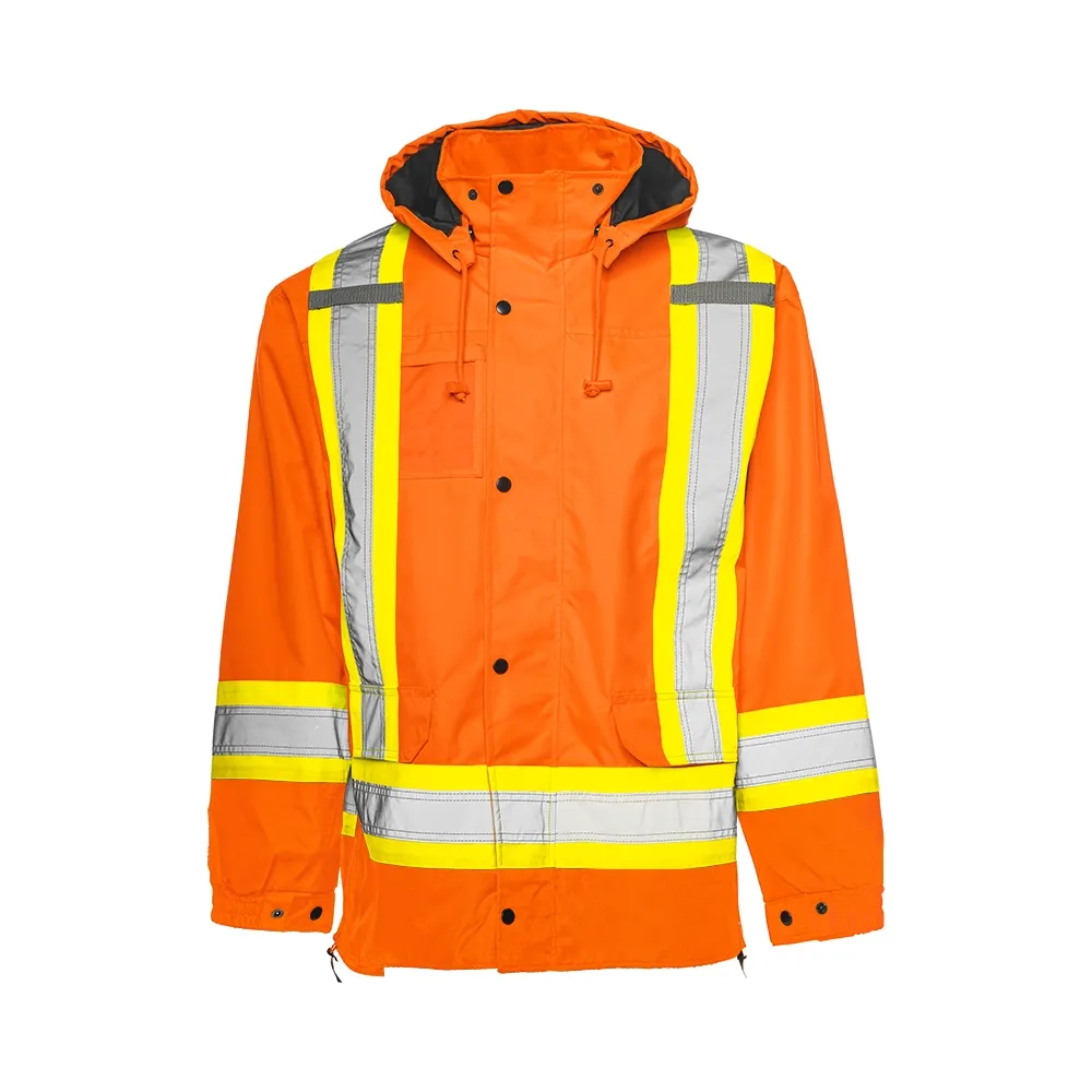 Hi-Vis 6-in-1 Winter Parka TP6OR/TP6YB Ground Force
