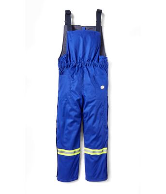 FR Insulated Bib Overalls with Trim - Royal Blue FR2706RB Rasco FR