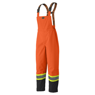 300D Hi-Viz Trilobal Ripstop Waterproof Safety Bib Pant | Pioneer 5404/5405 Pioneer