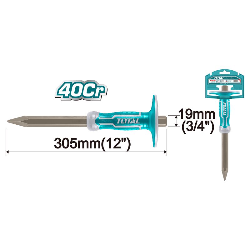 12" Industrial Concrete Chisel