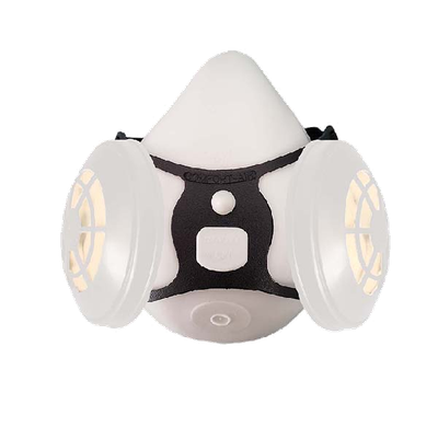 Comfort-Air 400NxMD Complete with N95 Filters White Elastomeric Rubber without Exhalation Valve 15R…