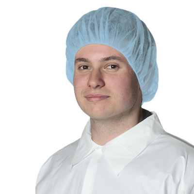 Polypropylene Bouffant Caps - 100-pack | ASTM D3776 | Pioneer 2021/2021B Pioneer