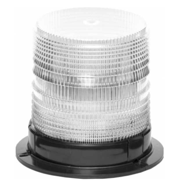 Amber High Profile Fleet LED Beacon Magnetic Mount - Lens: Clear 23635 SWS